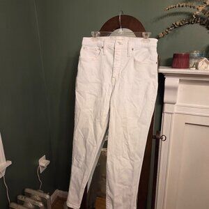 Madewell White Classic Straight Jean Size 29